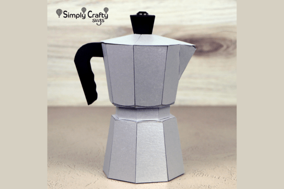 3D Espresso Pot SVG: A Designer’s Take on Objects and Branding