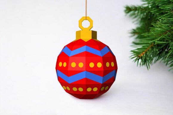 Christmas Bauble - 3d Papercraft: A Brand Designer’s Review of This 3D SVG Asset