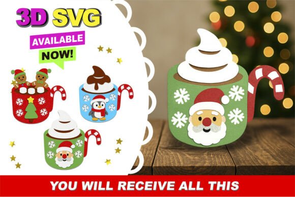 Christmas Mug 3D SVG Review