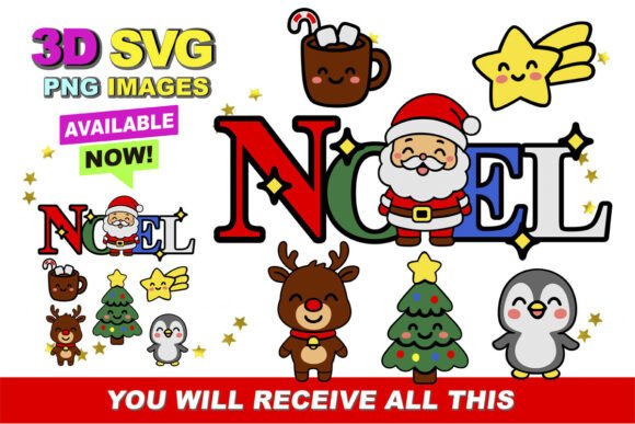 Christmas NOEL 3D SVG Review