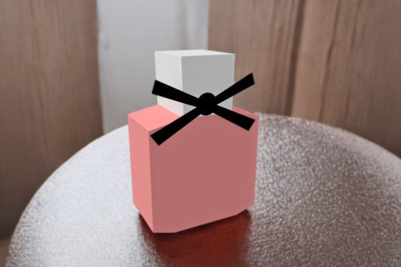 DIY Perfume Bottle Favor - 3d Papercraft