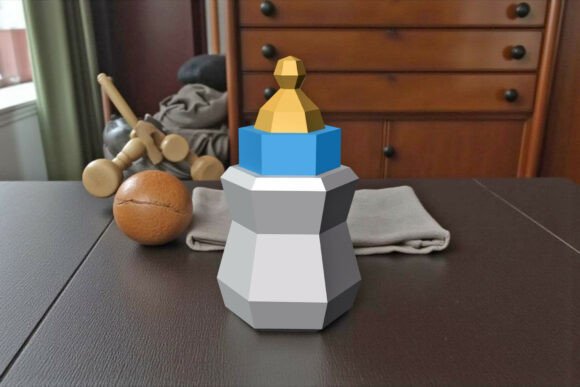 Feeding Bottle Favor - 3d Papercraft