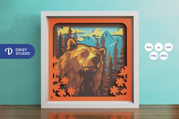 Grizzly Bear 3D Shadow Box Review