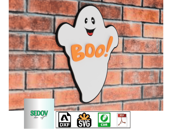 Laser Cut Halloween BOO 3D Door Sign Review