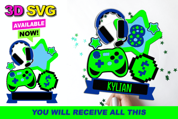 Video Game Cake Topper 3D SVG: A Creator’s Review